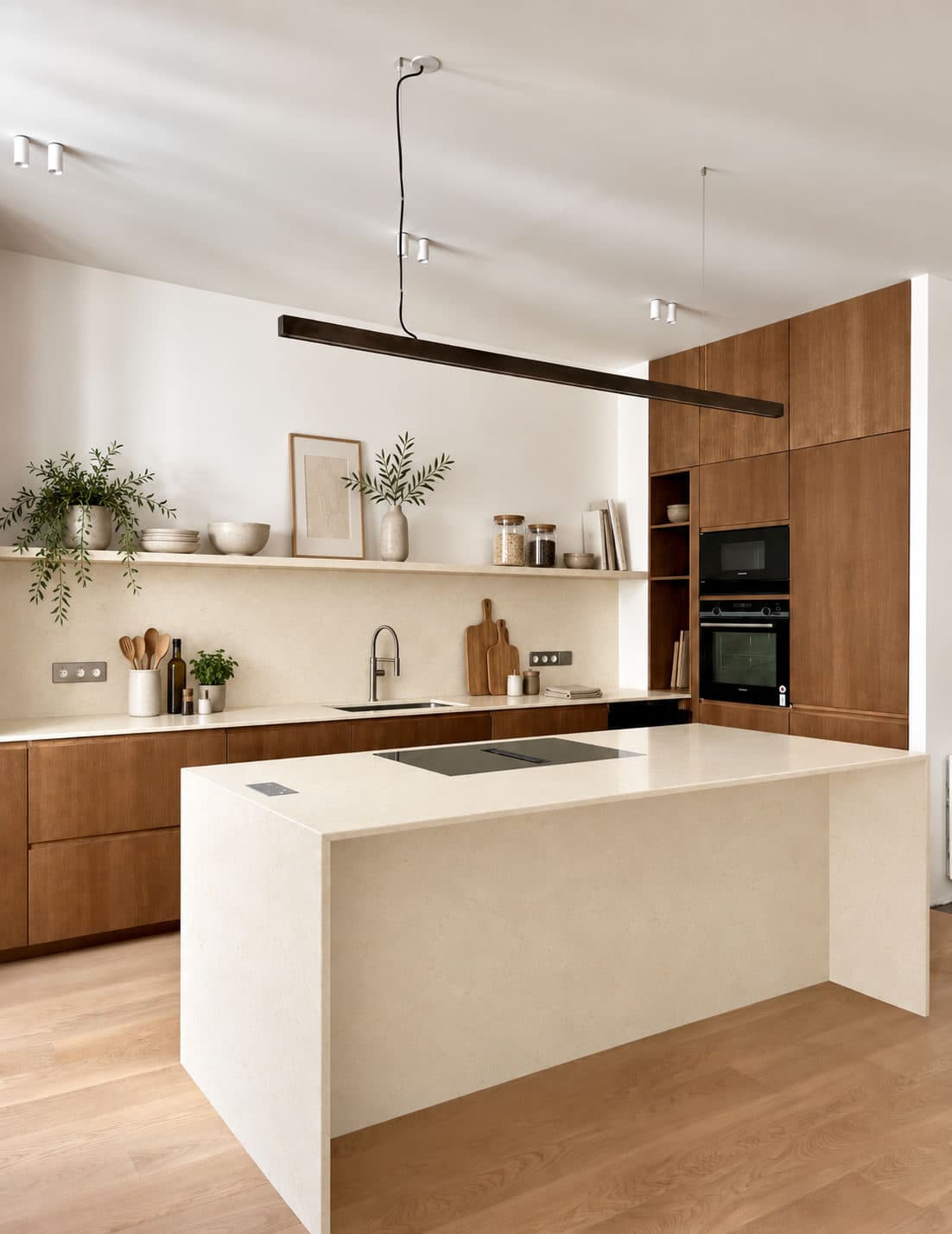 Worktop made with Sable Ambre