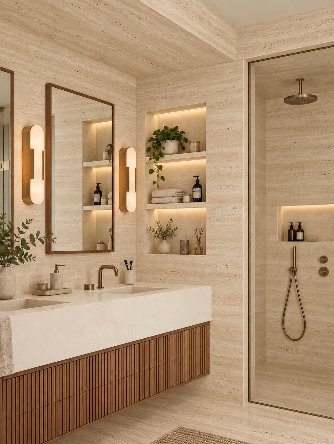 Worktop made with Sable Ambre