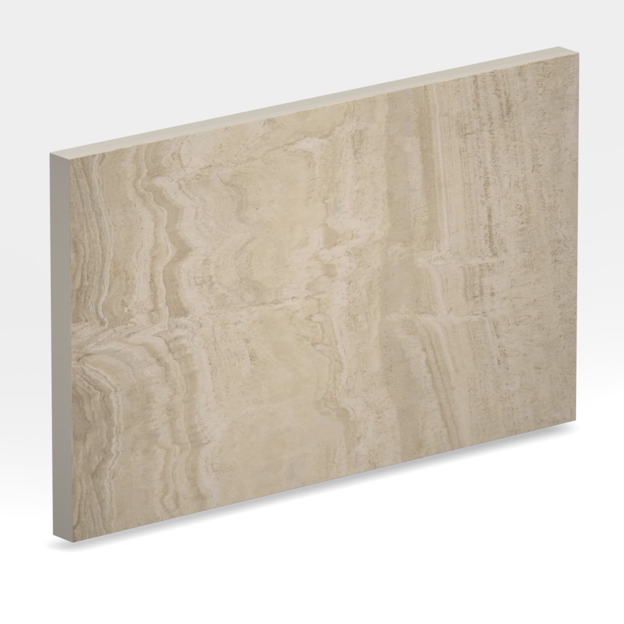 Tranche Travertin Crema en vue 3D